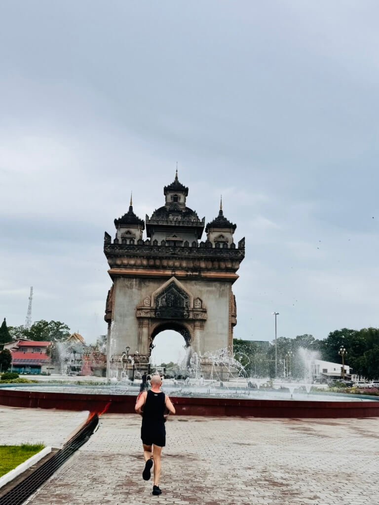 Patuxai Victory Monument Crowne Plaza Vientiane Laos